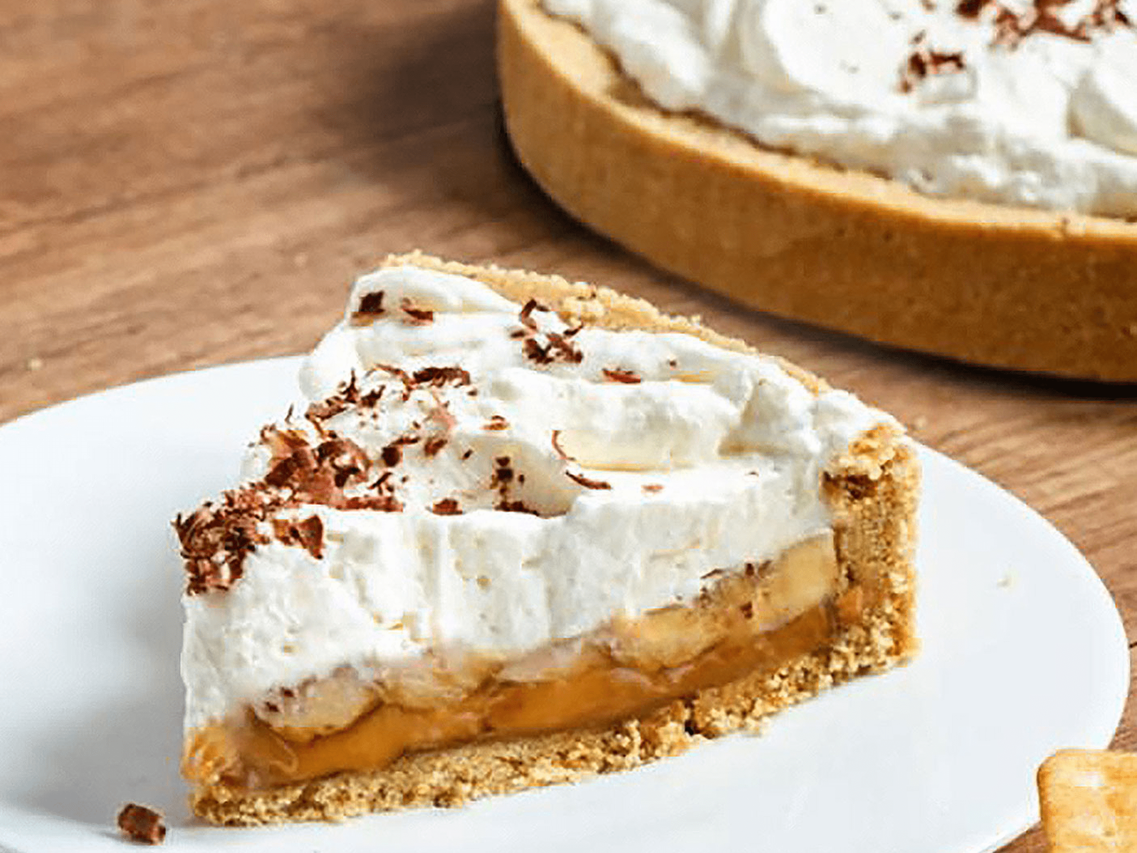 SŁYNNE CIASTO BANOFFEE NA SPODZIE Z KRAKERSÓW